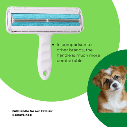 Professional Pet Hair Remover Roller for Furniture, Upholstery, Carpets, and Vehicle Interiors