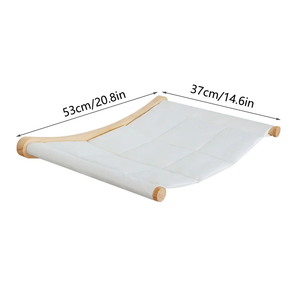 Cat Wall Climbing Shelf and Scratching Post with Hiding House - Multi-Level Pet Furniture Accessories