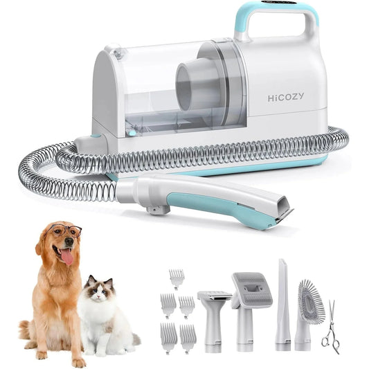 Professional Pet Grooming Kit with Dog Clippers and Vacuum Suction Tools